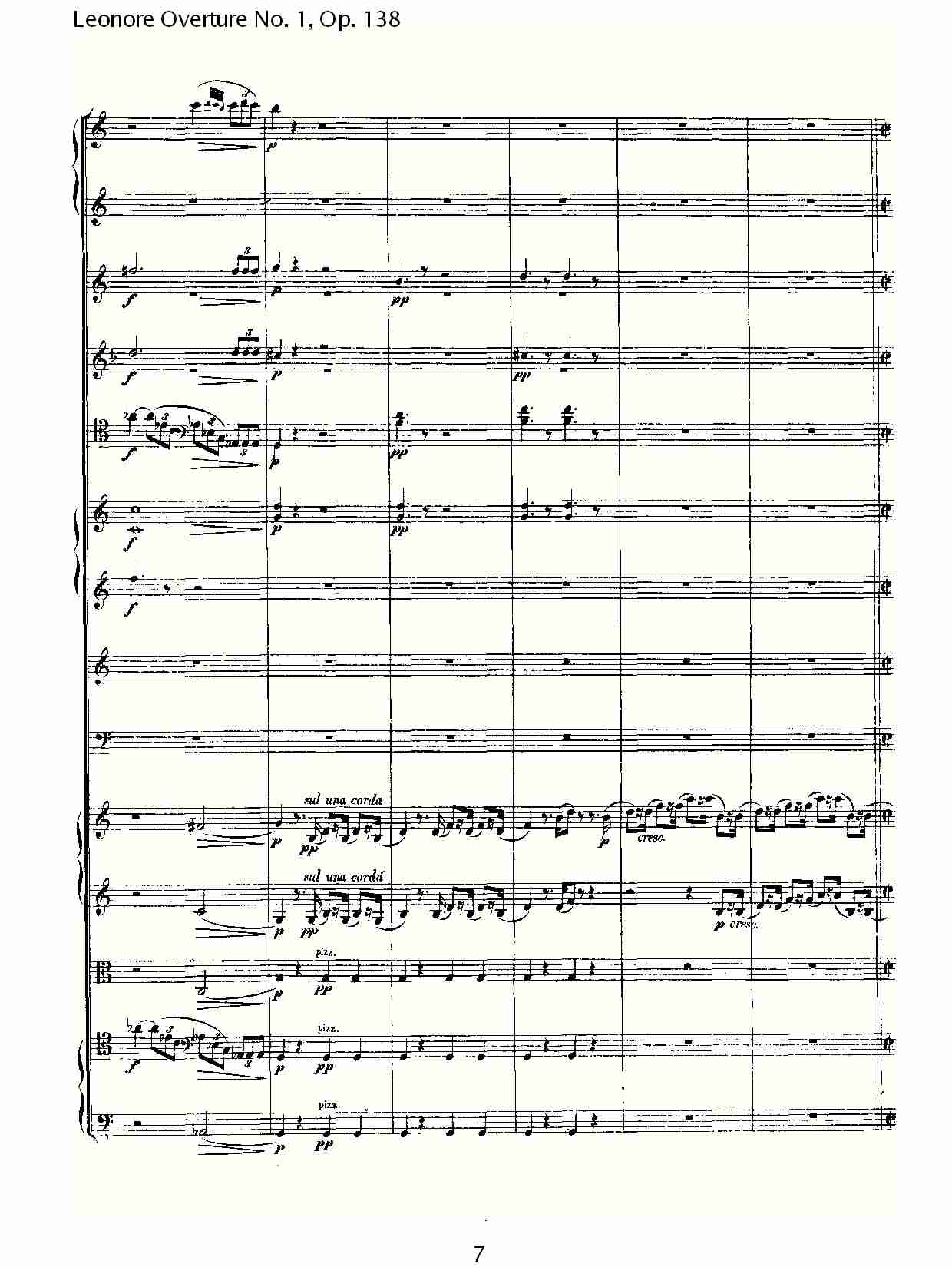 Leonore Overture No.1, Op. 138　（一）总谱（图7）