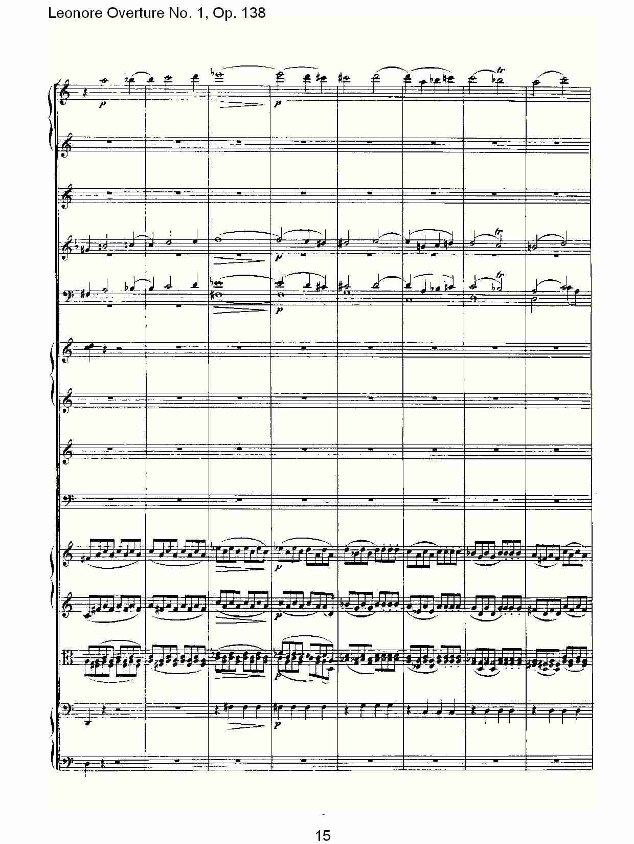 Leonore Overture No.1, Op. 138　（二）总谱（图5）