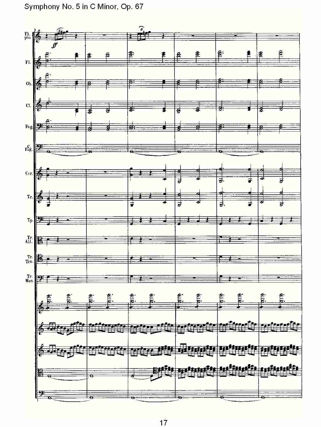 C大调第五交响曲 Op.67 第四乐章总谱（图17）
