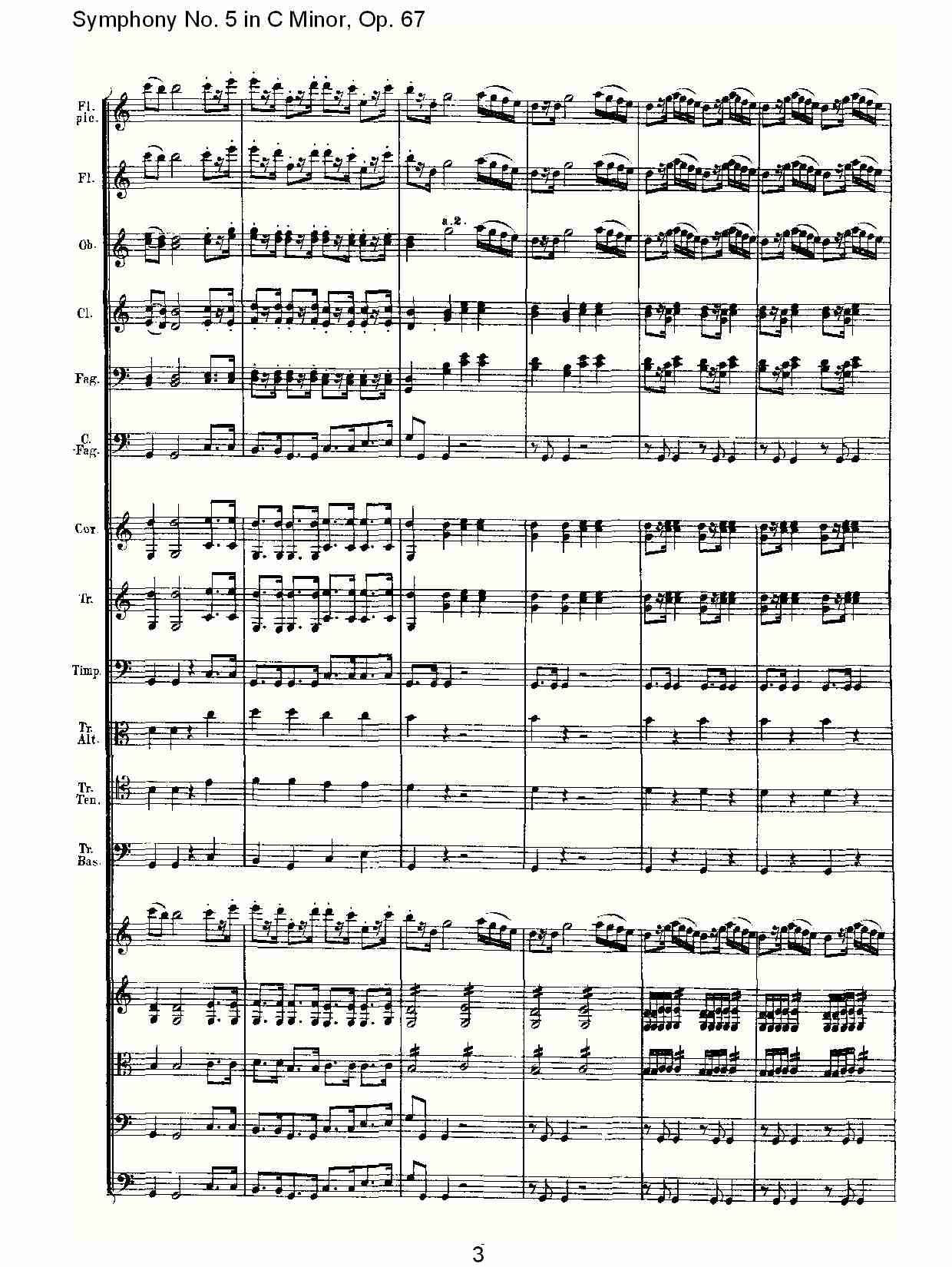 C大调第五交响曲 Op.67 第四乐章总谱（图3）