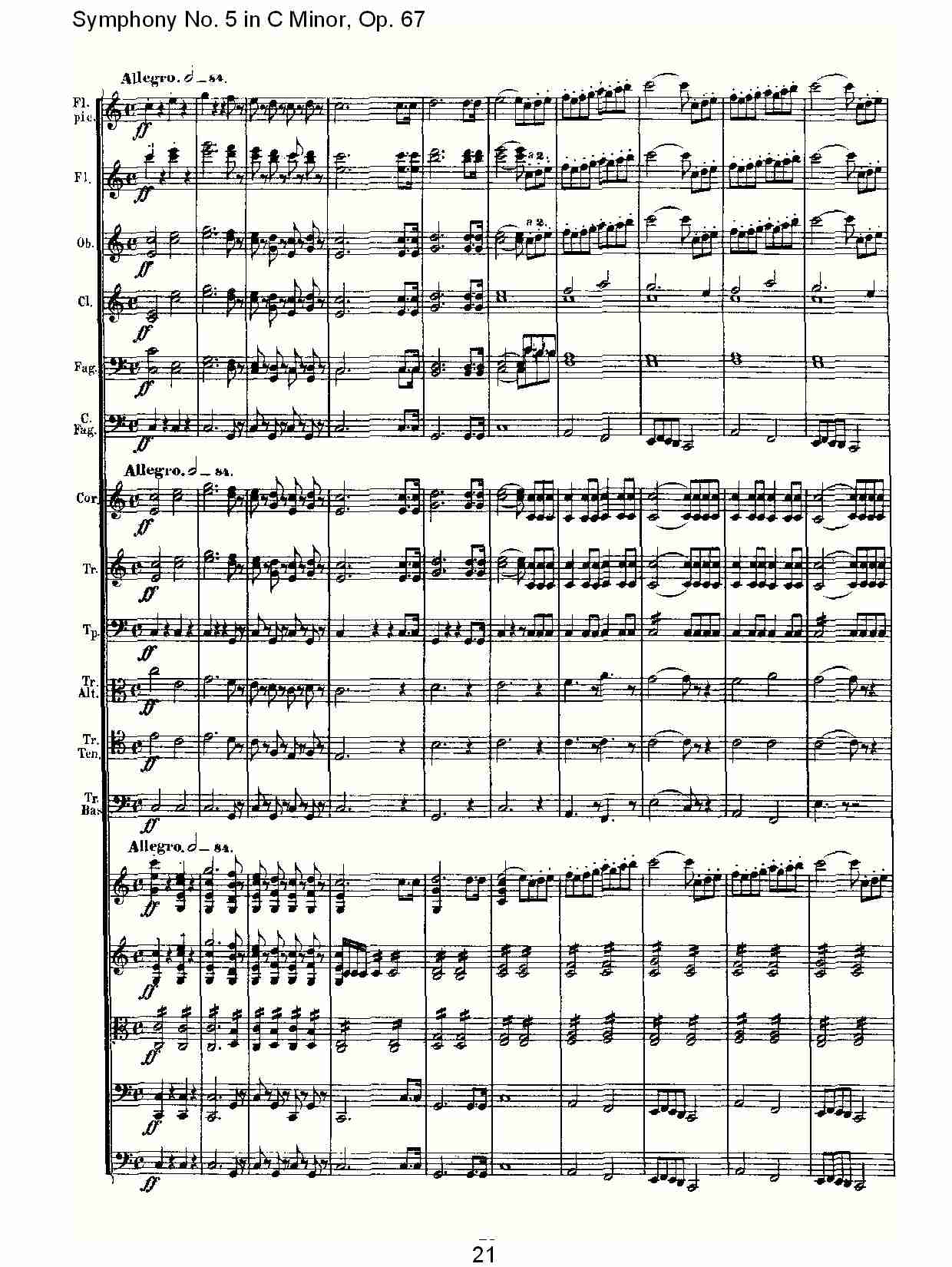 C大调第五交响曲 Op.67 第四乐章总谱（图21）