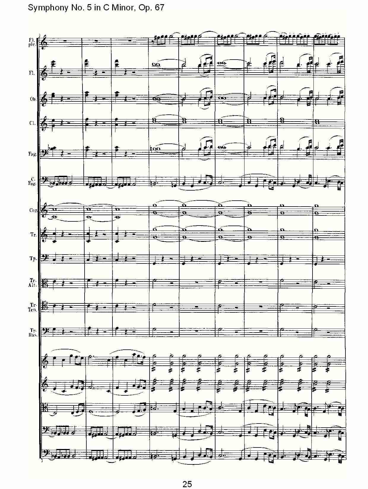 C大调第五交响曲 Op.67 第四乐章总谱（图25）