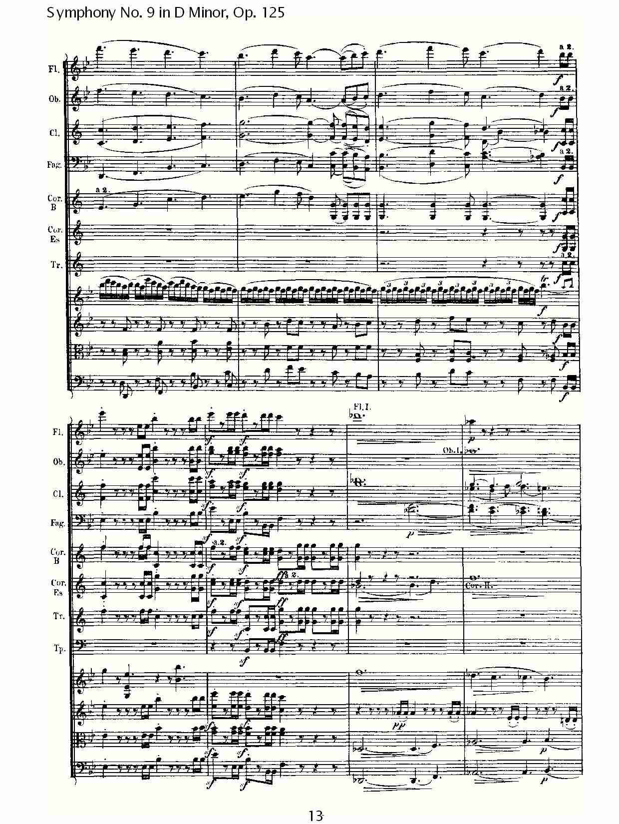 D大调第九交响曲 Op.125 第三乐章（二）总谱（图3）