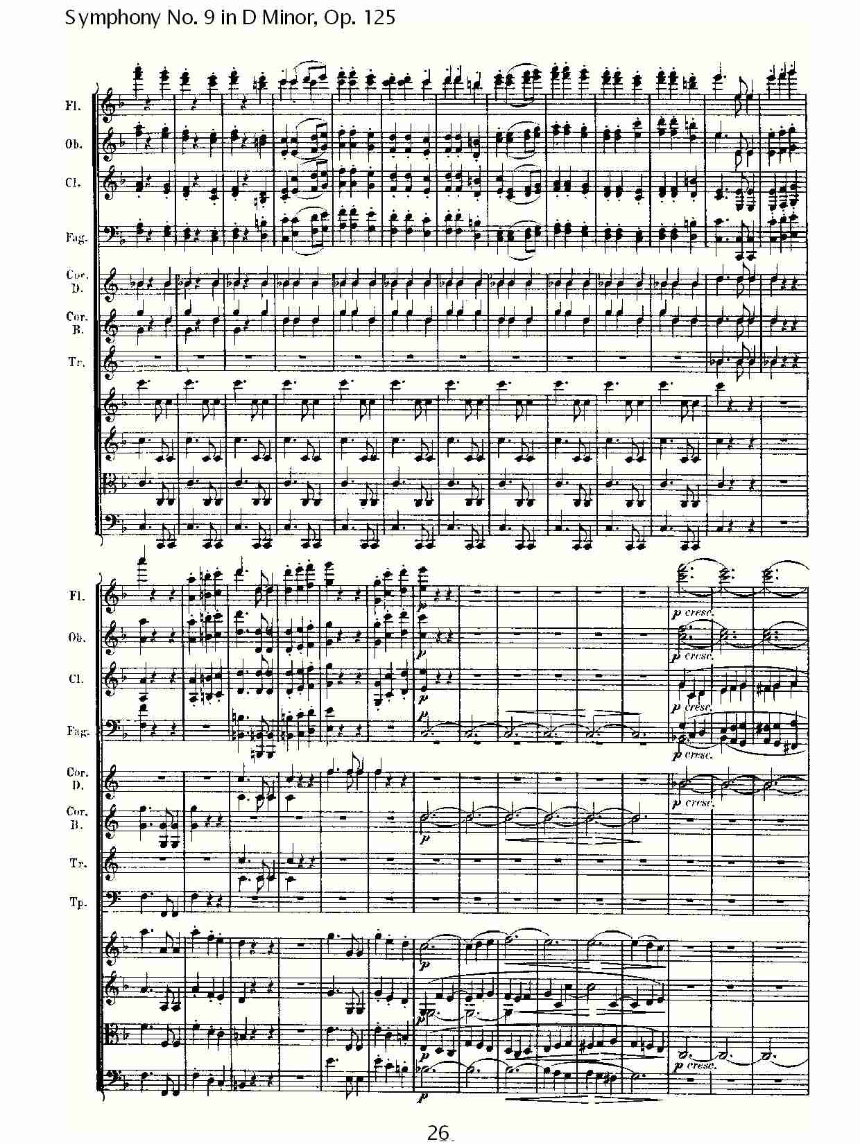 D大调第九交响曲 Op.125 第二乐章（三）总谱（图6）