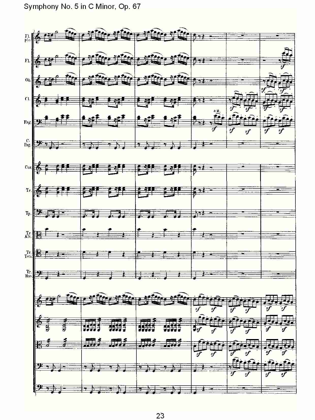 C大调第五交响曲 Op.67 第四乐章总谱（图23）