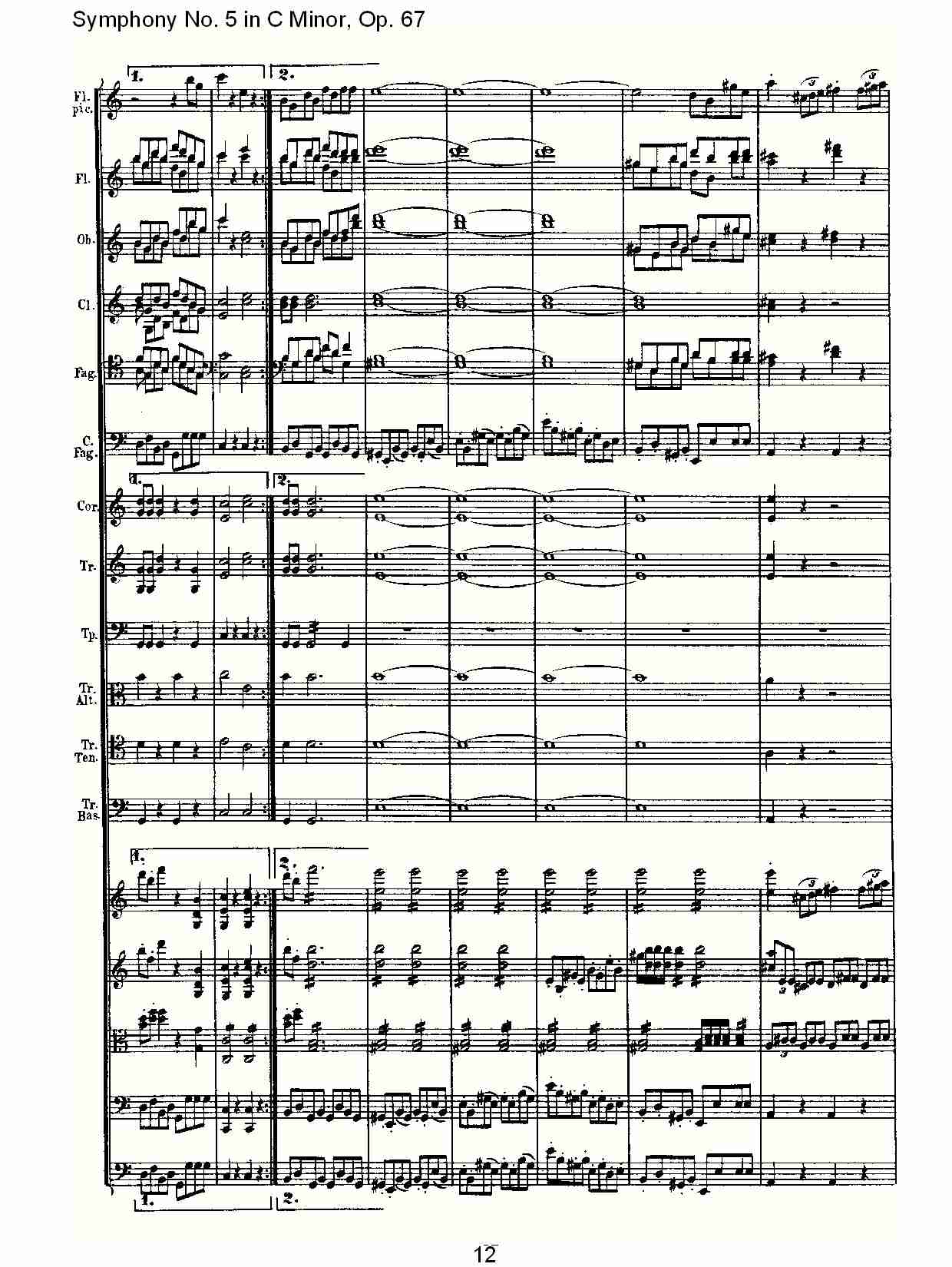 C大调第五交响曲 Op.67 第四乐章总谱（图12）