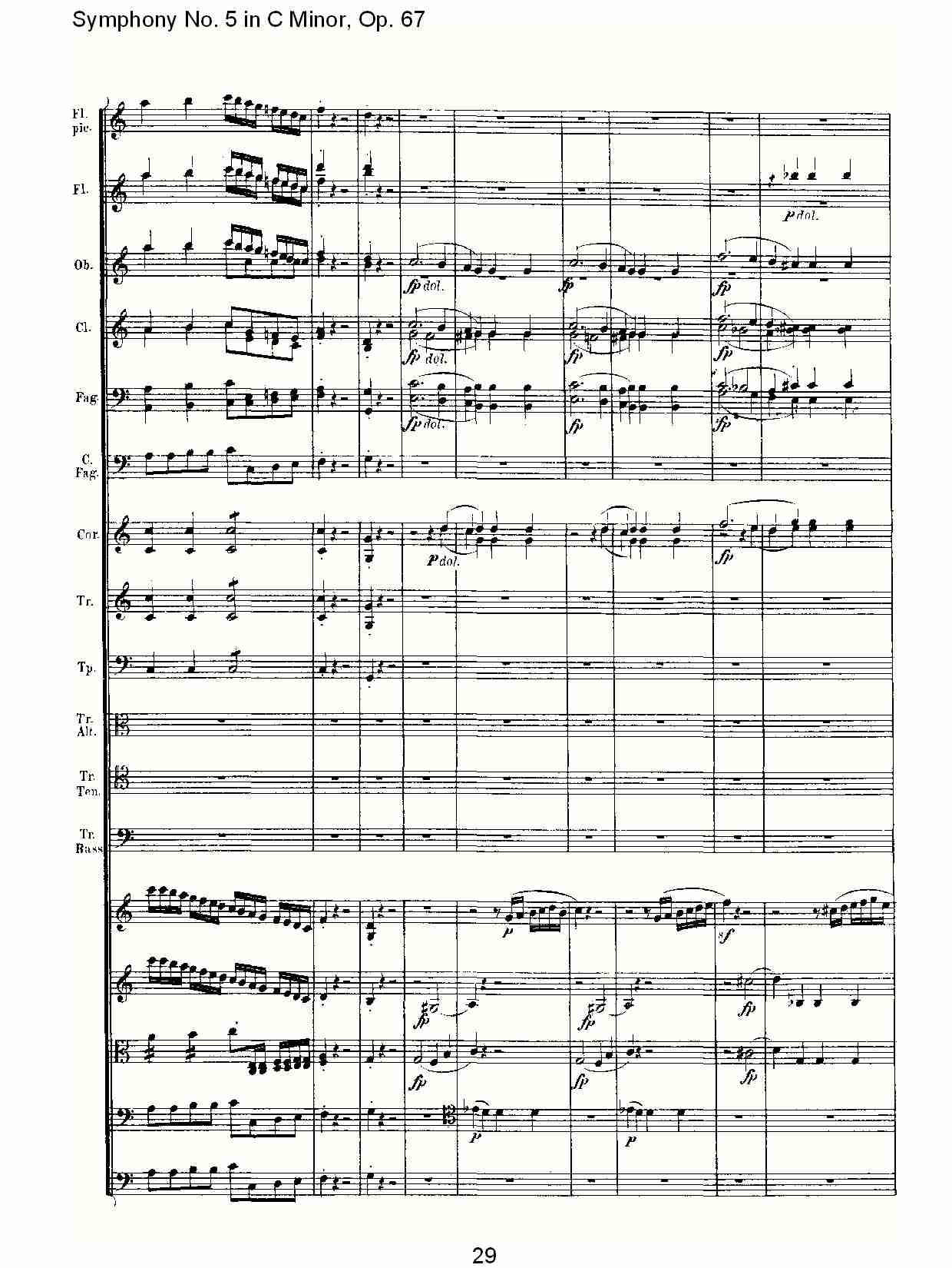 C大调第五交响曲 Op.67 第四乐章总谱（图29）