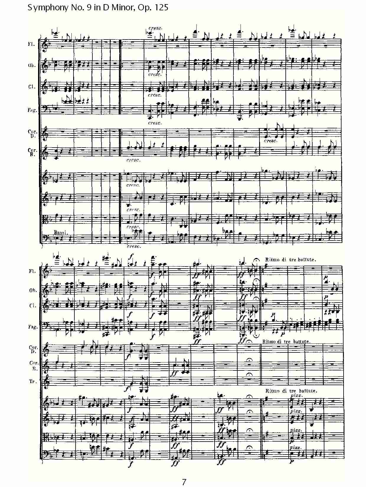 D大调第九交响曲 Op.125 第二乐章（一）总谱（图7）