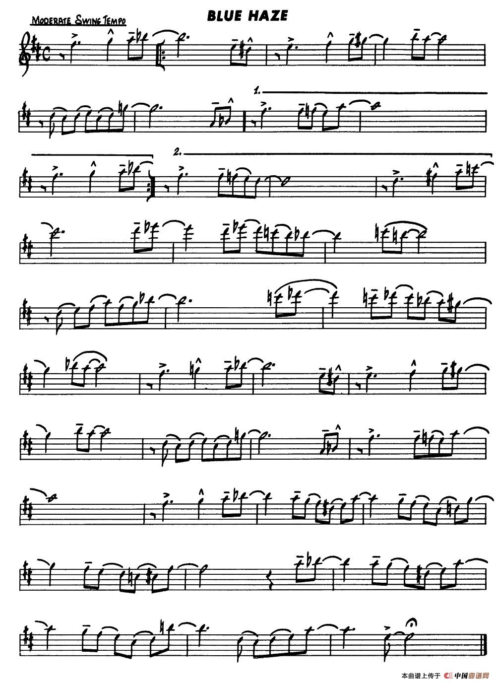 Basic Jazz Conception for saxophone（BLUE HAZE）(1)_027.jpg