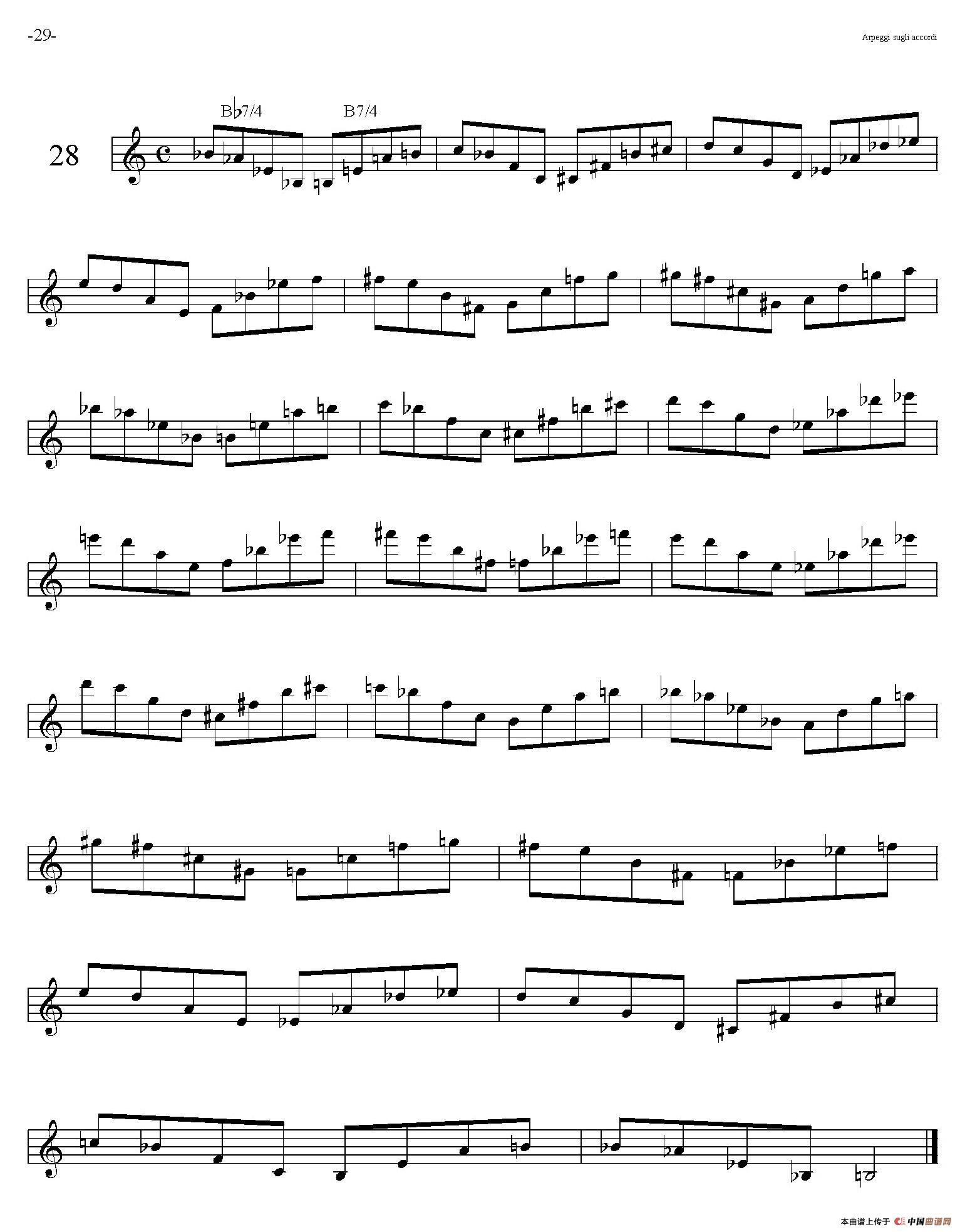 Sax Arpeggi sassofono F（音阶练习（上）21——28）(1)_030.jpg