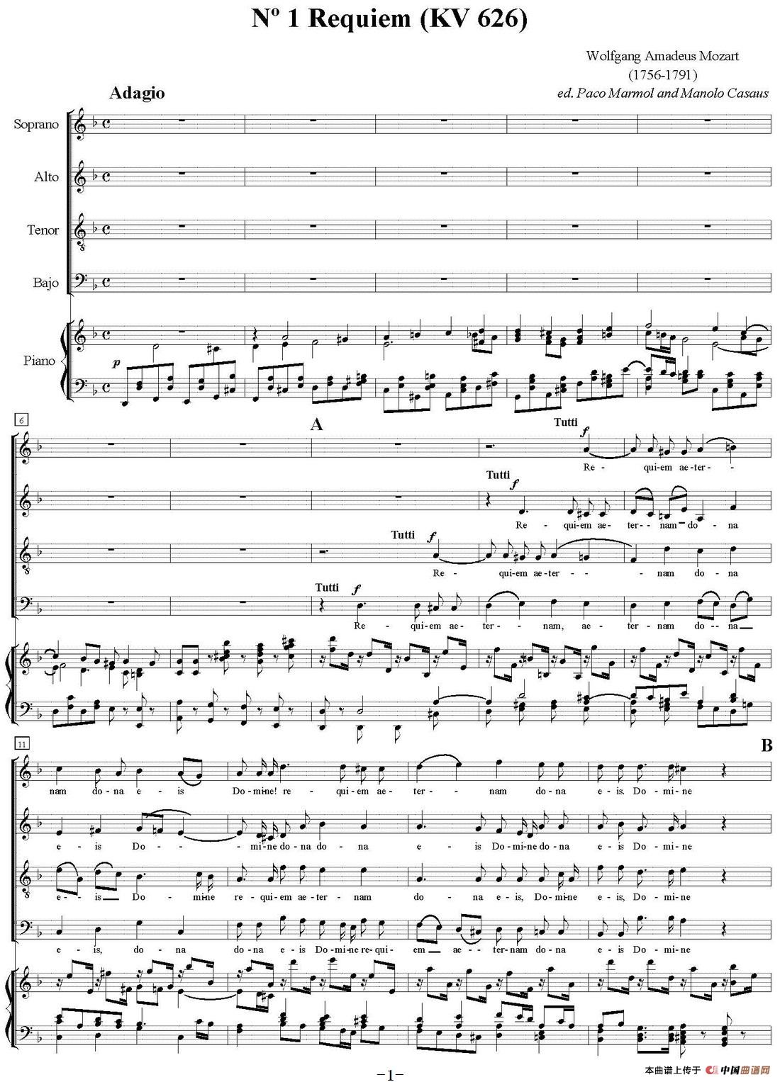 N°1 Requiem（KV 626）（萨克斯四重奏+钢琴伴奏）(1)_N°1 Requiem（KV 626）(萨克斯四重奏+钢琴伴奏)_页面_1.jpg