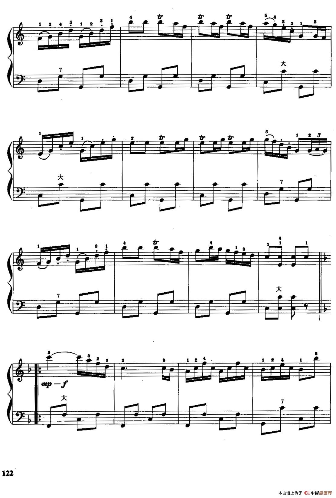 波尔卡单簧管谱子图片
